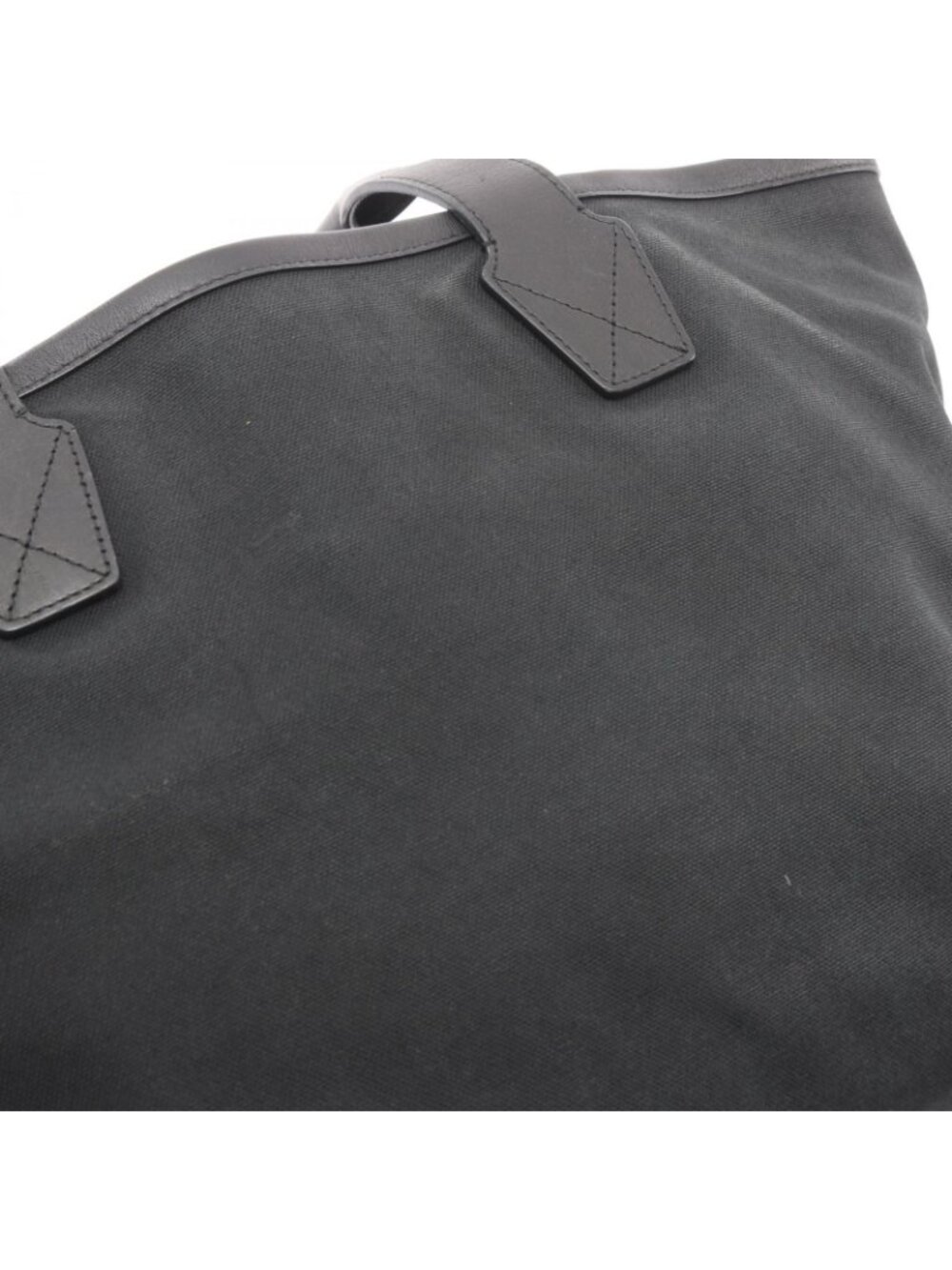 ★SOLD★ Balenciaga Tote Cities Paris Jumbo Black Canvas Leather Small - Picture 5 of 10